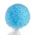 Flag-001 Color Afro Wig~Light Blue